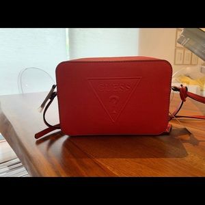 Guess red purse